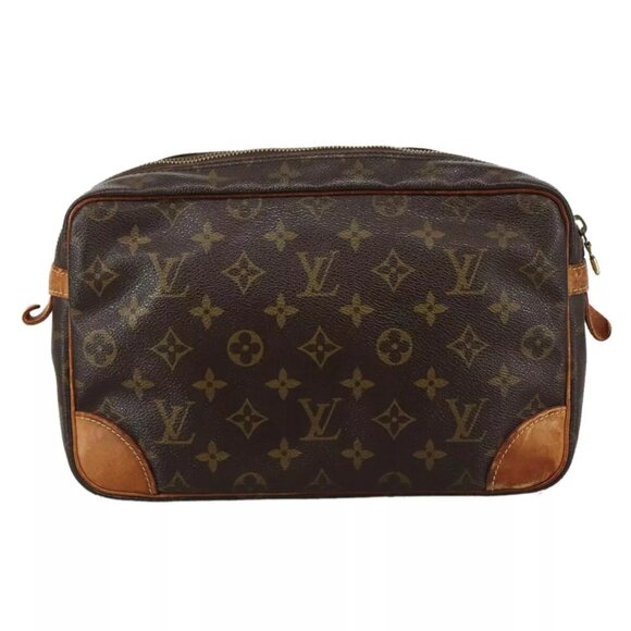 LOUIS VUITTON Monogram Compiegne 28 Clutch Bag - Picture 4 of 15